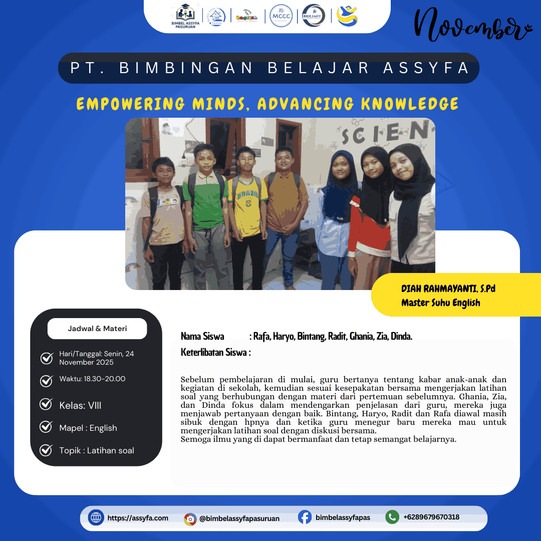 Kelas menggunakan proyektor