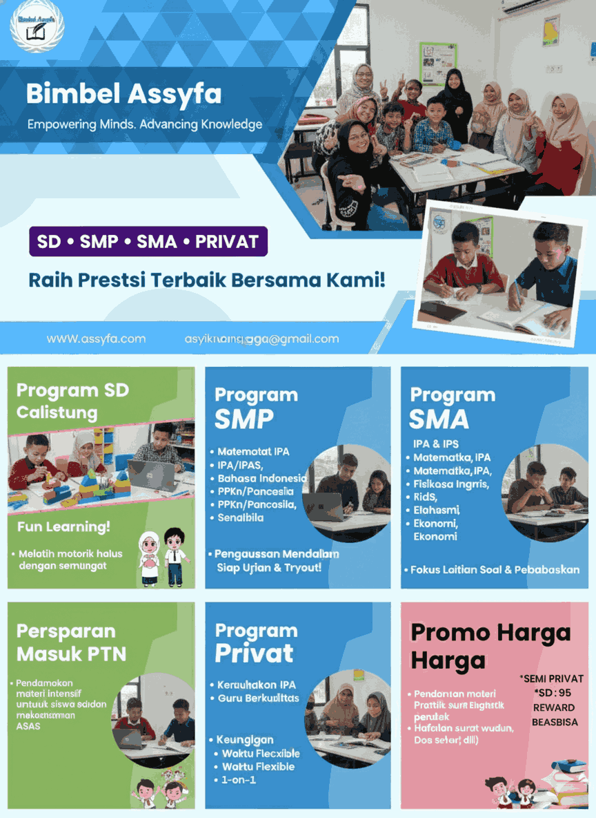 Program Bimbingan Belajar Bimbel Assyfa Pasuruan