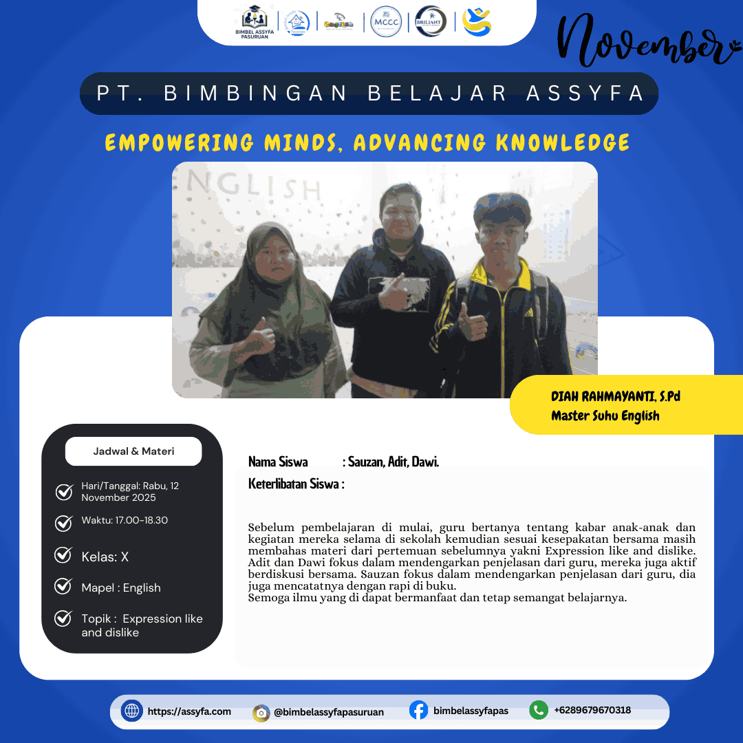 Siswa bekerja sama dalam tim