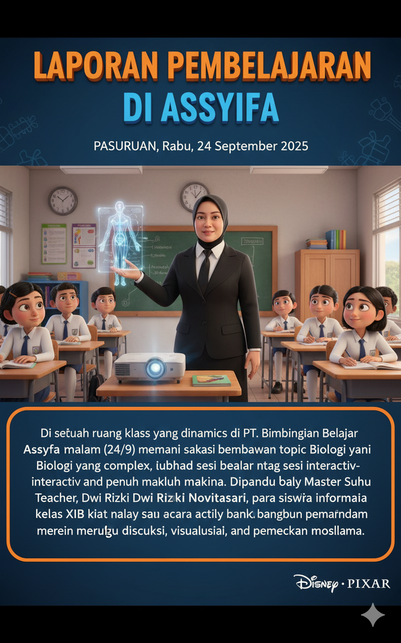 Bukan Sekadar Hafalan! Begini Cara Siswa Kelas XIB Bimbel Assyfa Membedah Anatomi Sendi Manusia