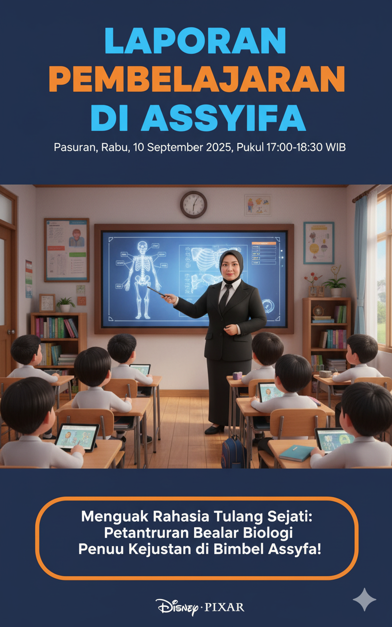 "Menguak Rahasia Tulang Sejati: Petualangan Belajar Biologi Penuh Kejutan di Bimbel Assyfa!"