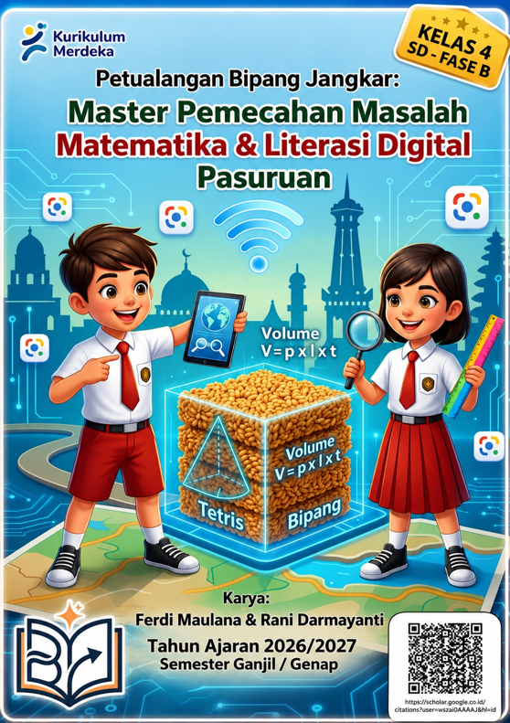 PETUALANGAN BIPANG JANGKAR; Master Pemecahan Masalah Matematika & Literasi Digital Pasuruan