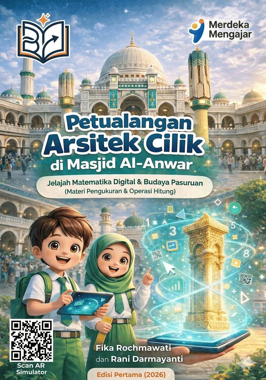 PETUALANGAN ARSITEK CILIK DI MASJID AL-ANWAR; Etnomatematika Pilar Masjid Al-Anwar Pasuruan Berbantuan Canva & Game Maze Chase