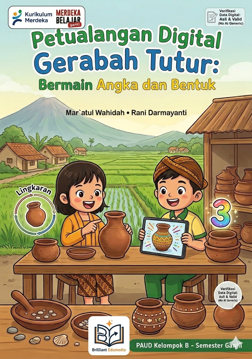 Petualangan Digital Gerabah Tutur : Bermain Angka Dan Bentuk