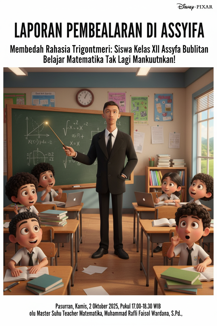 Membedah Rahasia Trigonometri: Siswa Kelas XII Assyfa Buktikan Belajar Matematika Tak Lagi Menakutkan!
